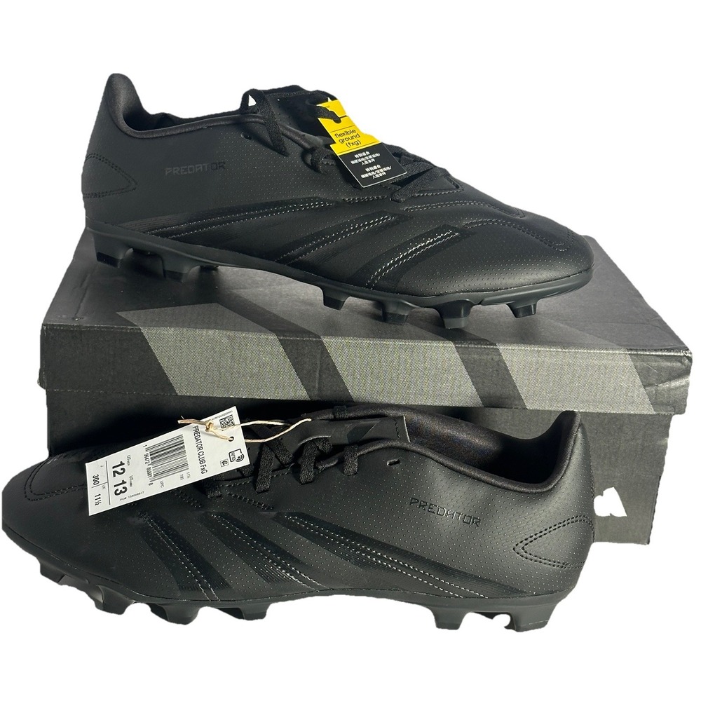 Adidas Soccer Cleats Predator Club FxG  Mens Size‎ 12 Carbon Black